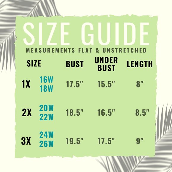 Plus Size Striped Floral Print Bralette Bikini Top - Picture 10 of 11